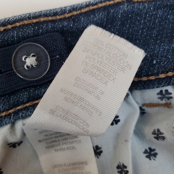 Lucky Brand Riley Short Shorts Size 14 Girls Denim Stretch Raw Hem - Picture 7 of 8